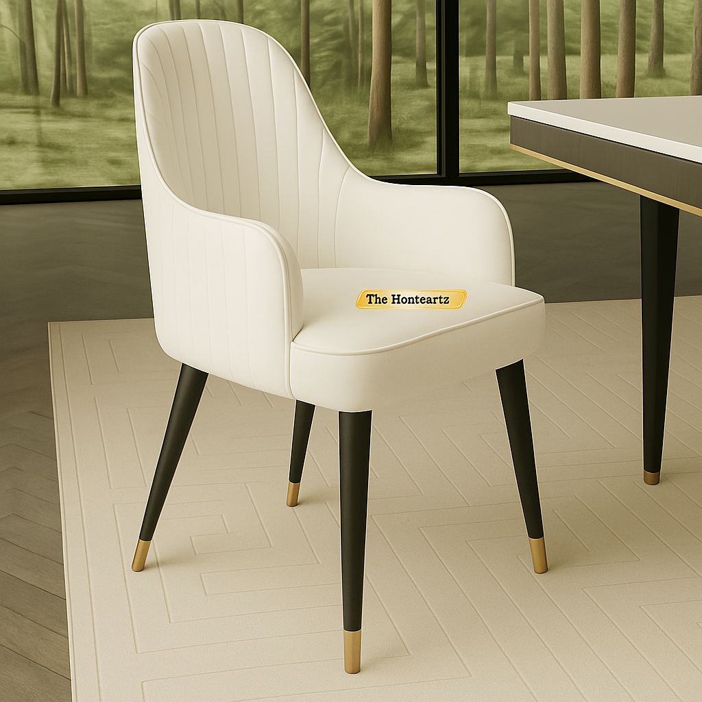The Homeartz Modern Velvet Dining Chair | Accent Chair for Living Room, Bedroom, Study, Cafe & Restaurant